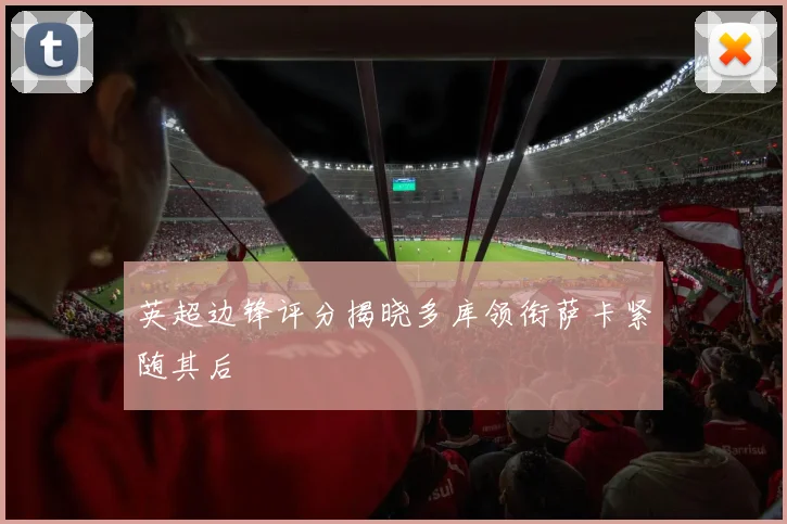 英超边锋评分揭晓多库领衔萨卡紧随其后
