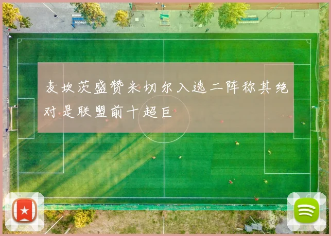 麦坎茨盛赞米切尔入选二阵称其绝对是联盟前十超巨